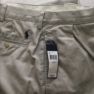 New w tags men’s khaki polo Ethan pants 40x32